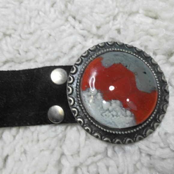 Julieta Miro suede‎ leather Belt sz M - Picture 4 of 7